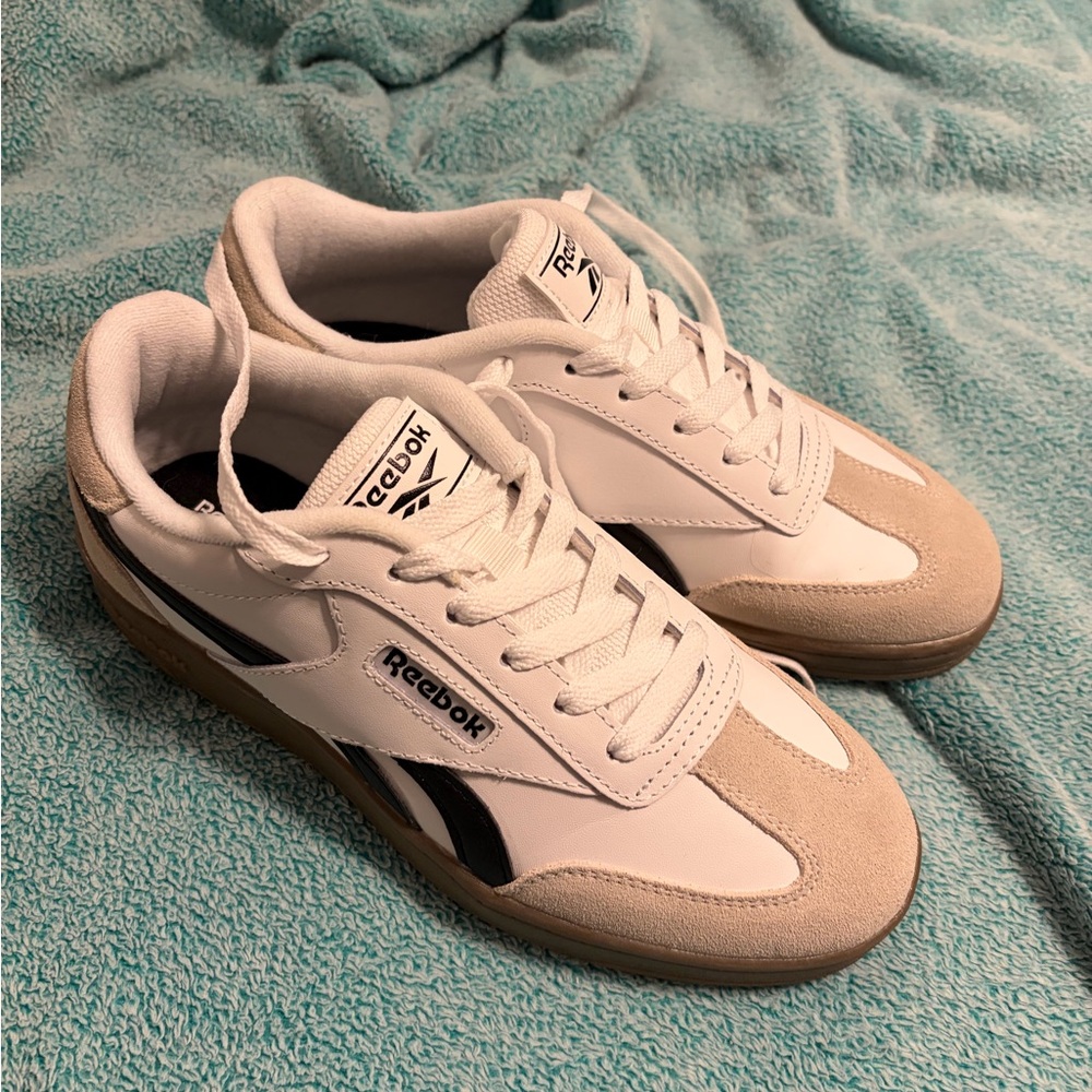 Reebok White Comfort Footbed Sneakers